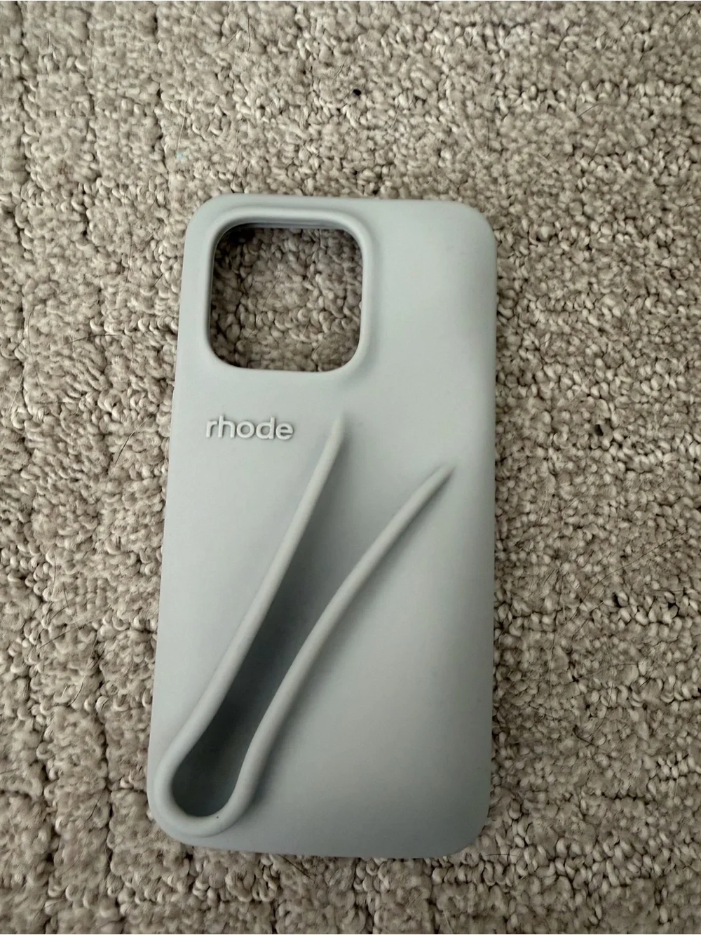 RHODE Light Gray Silicone iPhone 13 Pro Case